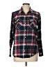 XXI Plaid Blue Long Sleeve Button-Down Shirt Size L - photo 1