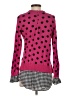 Crown & Ivy 100% Cotton Polka Dots Pink Pullover Sweater Size S - photo 2