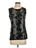 misook 100% Acrylic Black Sleeveless Blouse Size S - photo 1