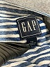 Gap 100% Rayon Stripes Blue Long Sleeve Blouse Size S (petite) - photo 7