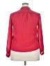 Kmart 100% Polyester Red Long Sleeve Blouse Size 20 (estimated) - photo 2