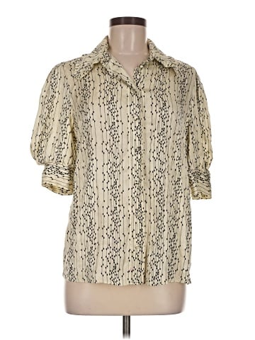 Sandro 3/4 Sleeve Button-Down Shirt (view 1)