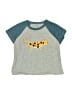 Tea 100% Cotton Animal Print Teal Short Sleeve T-Shirt Size 9-12 mo - photo 1