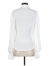 ASOS Design 100% Polyester White Long Sleeve Button-Down Shirt Size 2 Maternity - photo 2