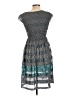 Max Studio Print Gray Casual Dress Size L - photo 2