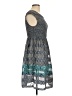 Max Studio Print Gray Casual Dress Size L - photo 4