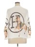 Three Dots Print Ivory Pullover Sweater Size XL (estimated) - photo 2