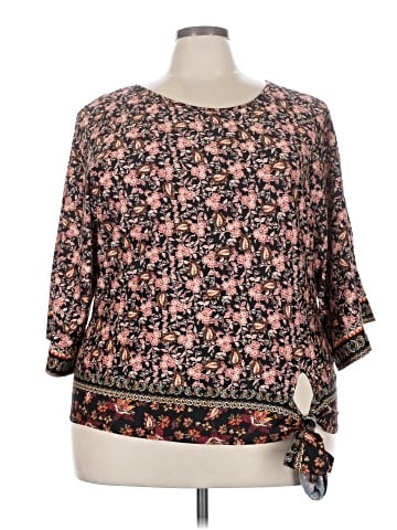 Perseption Concept 3/4 Sleeve Blouse (view 1)