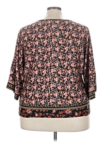 Perseption Concept 3/4 Sleeve Blouse (view 2)