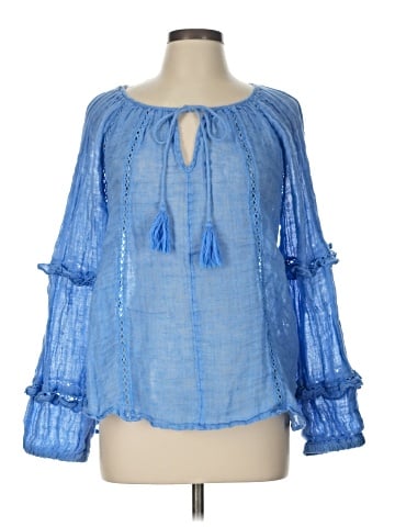 Sundance 3/4 Sleeve Blouse (view 1)