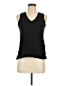 Max Studio 100% Pima Cotton Black Sleeveless T-Shirt Size M - photo 1