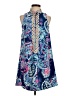 Lilly Pulitzer 100% Polyester Paisley Blue Casual Dress Size 0 - photo 1