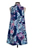 Lilly Pulitzer 100% Polyester Paisley Blue Casual Dress Size 0 - photo 2