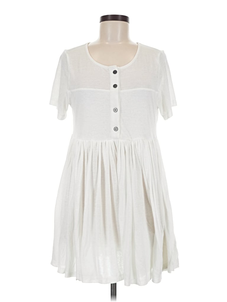 Pre-owned Fp Beach Casual Dress In White