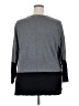 Verve Ami Color Block Gray Pullover Sweater Size 2X - photo 2