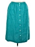 Assorted Brands Solid Teal Casual Skirt Size 16 - photo 1