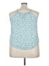 Gap 100% Rayon Teal Tank Top Size XXL - photo 2