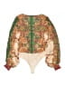 Flying Tomato 100% Polyester Ivory Kimono Size L - photo 2