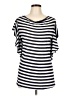 Laila Jayde Silver Short Sleeve Top Size L - photo 1