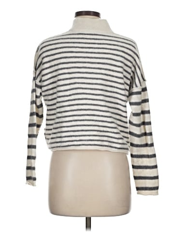 Madewell Stripe-Play Mockneck Pullover Sweater (view 2)