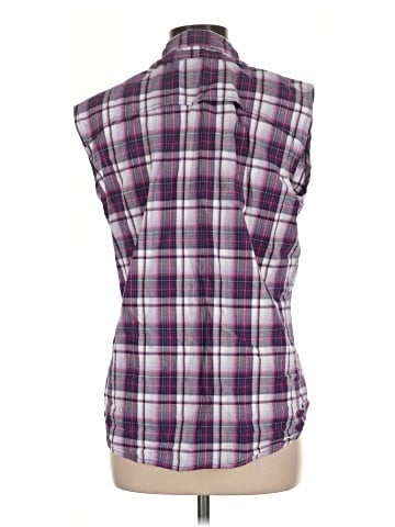 Akini Sleeveless Button-Down Shirt (view 2)