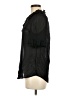 Odille 100% Rayon Black 3/4 Sleeve Blouse Size 6 - photo 5