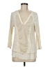 One September Ivory 3/4 Sleeve Blouse Size M - photo 1