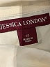 Jessica London 100% Polyester Ivory 3/4 Sleeve Blouse Size 22 - photo 7