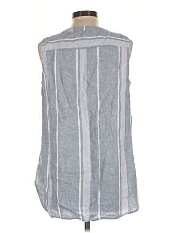 Ellen Tracy Sleeveless Button-Down Shirt (view 2)