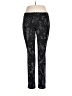 Bisou Bisou Graphic Black Active Pants Size 12 - photo 1