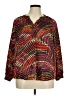Democracy Burgundy Long Sleeve Blouse Size 1X - photo 1