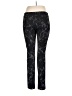 Bisou Bisou Graphic Black Active Pants Size 12 - photo 2