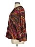 Democracy Burgundy Long Sleeve Blouse Size 1X - photo 5