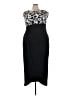 Connected Apparel 100% Polyester Black Cocktail Dress Size 20 - photo 1