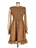 Rachel Parcell 100% Polyester Animal Print Brown Casual Dress Size M - photo 1