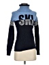Krimson Klover Color Block Blue Turtleneck Sweater Size XS - photo 1
