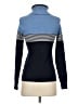 Krimson Klover Color Block Blue Turtleneck Sweater Size XS - photo 2
