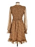 Rachel Parcell 100% Polyester Animal Print Brown Casual Dress Size M - photo 2
