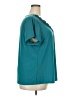 Cato Teal Short Sleeve Blouse Size 22 - photo 4