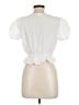 Better be 100% Cotton White Short Sleeve Blouse Size L - photo 2