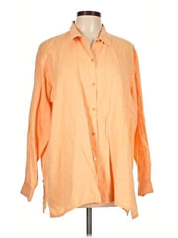 Eileen Fisher 3/4 Sleeve Button-Down Shirt (view 1)
