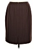 Caslon 100% Polyester Stripes Brown Formal Skirt Size 10 - photo 2