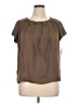 Sunny Leigh 100% Polyester Brown Short Sleeve Blouse Size XL - photo 1