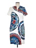 Escada Paisley White Casual Dress Size EU 38 / US 8 - photo 1