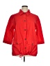 CW Classics 100% Cotton Red 3/4 Sleeve Button-Down Shirt Size 1X - photo 1