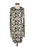 Rag & Bone Print Gray Casual Dress Size S - photo 1