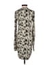 Rag & Bone Print Gray Casual Dress Size S - photo 2