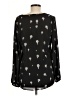 Eight Sixty 100% Polyester Black Long Sleeve Blouse Size M - photo 2