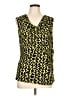 Susan Lawrence Yellow Sleeveless Blouse Size L - photo 1