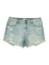 STUDIO BLUE Blue Denim Shorts Size 31 waist - photo 1